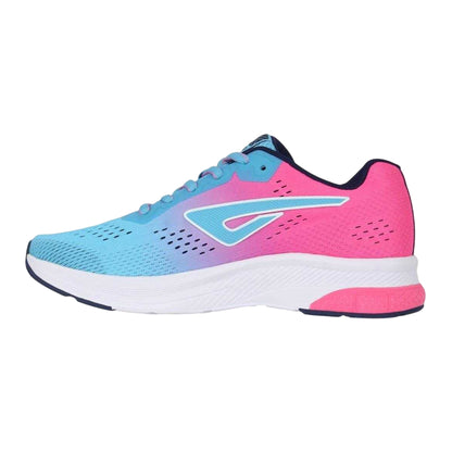 Blue-Pink - Side - Karrimor Womens-Ladies Tempo Trainers