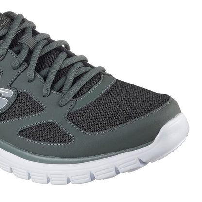 Olive - Lifestyle - Skechers Mens Burns Agoura Trubuck Leather Trainers