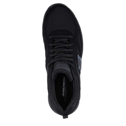 Black - Lifestyle - Skechers Mens Burns Agoura Trubuck Leather Trainers