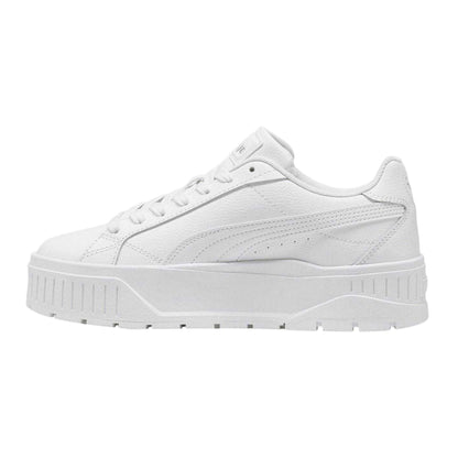 White - Back - Puma Womens-Ladies Karmen II Leather Platform Trainers