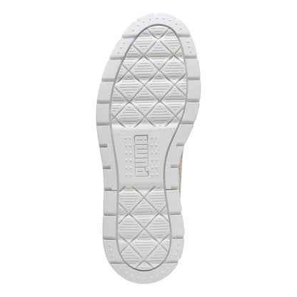 White-Leopard - Lifestyle - Puma Womens-Ladies Karmen II Leather Platform Trainers