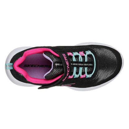 Black - Lifestyle - Skechers Childrens-Kids Go Run 600 Sparkle Trainers