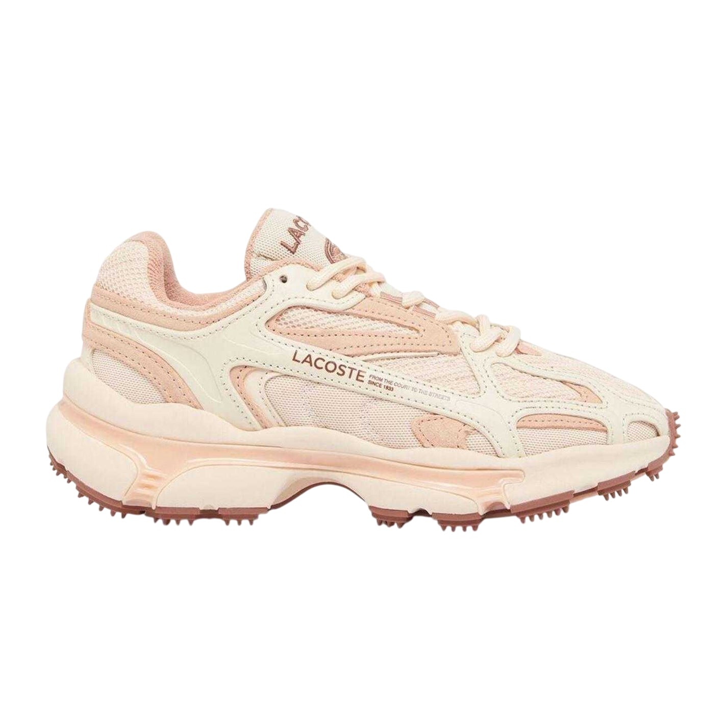 Pink - Front - Lacoste Unisex Adult L003 2K24 Trainers