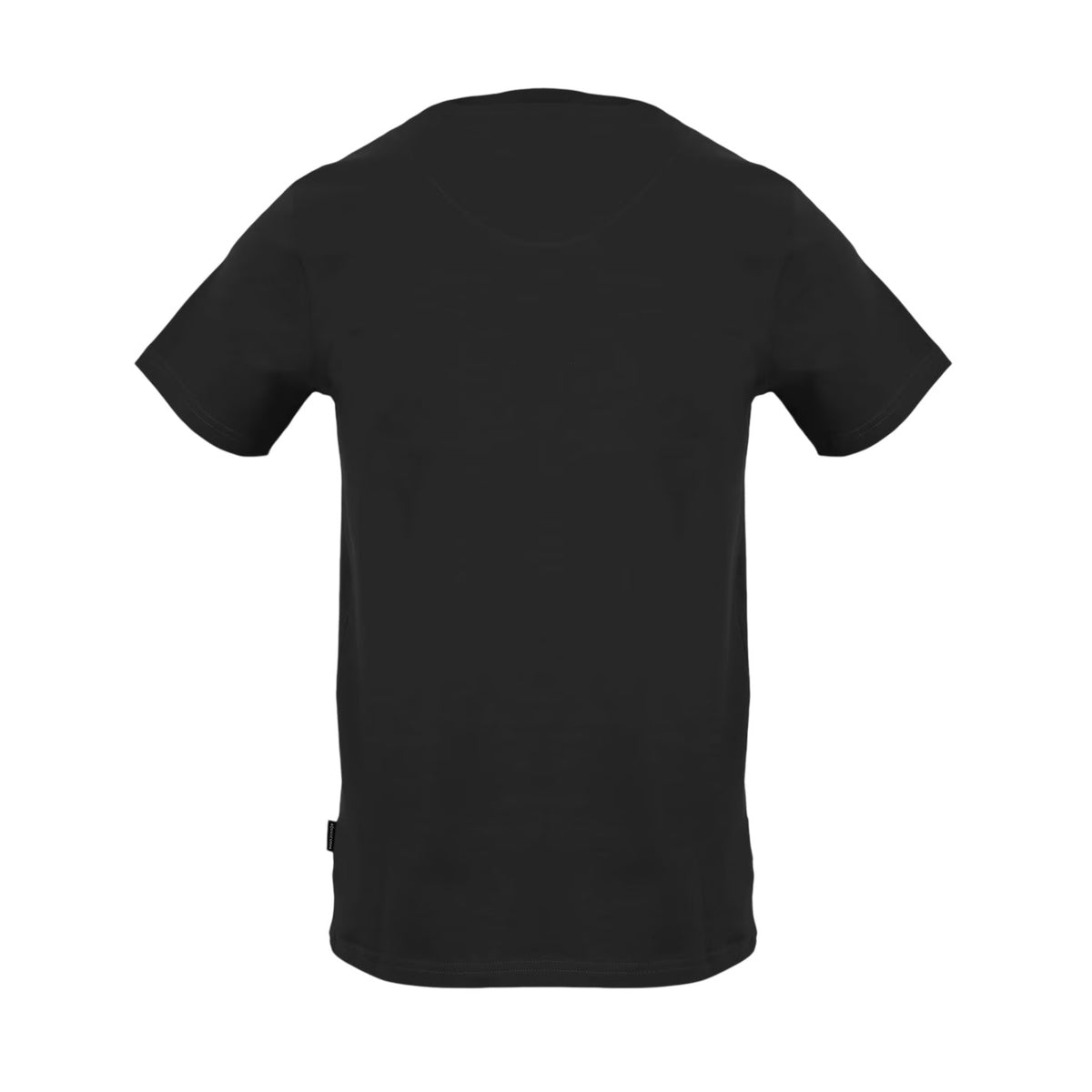 Black - Back - Aquascutum Mens Chest Stripe Logo T-Shirt