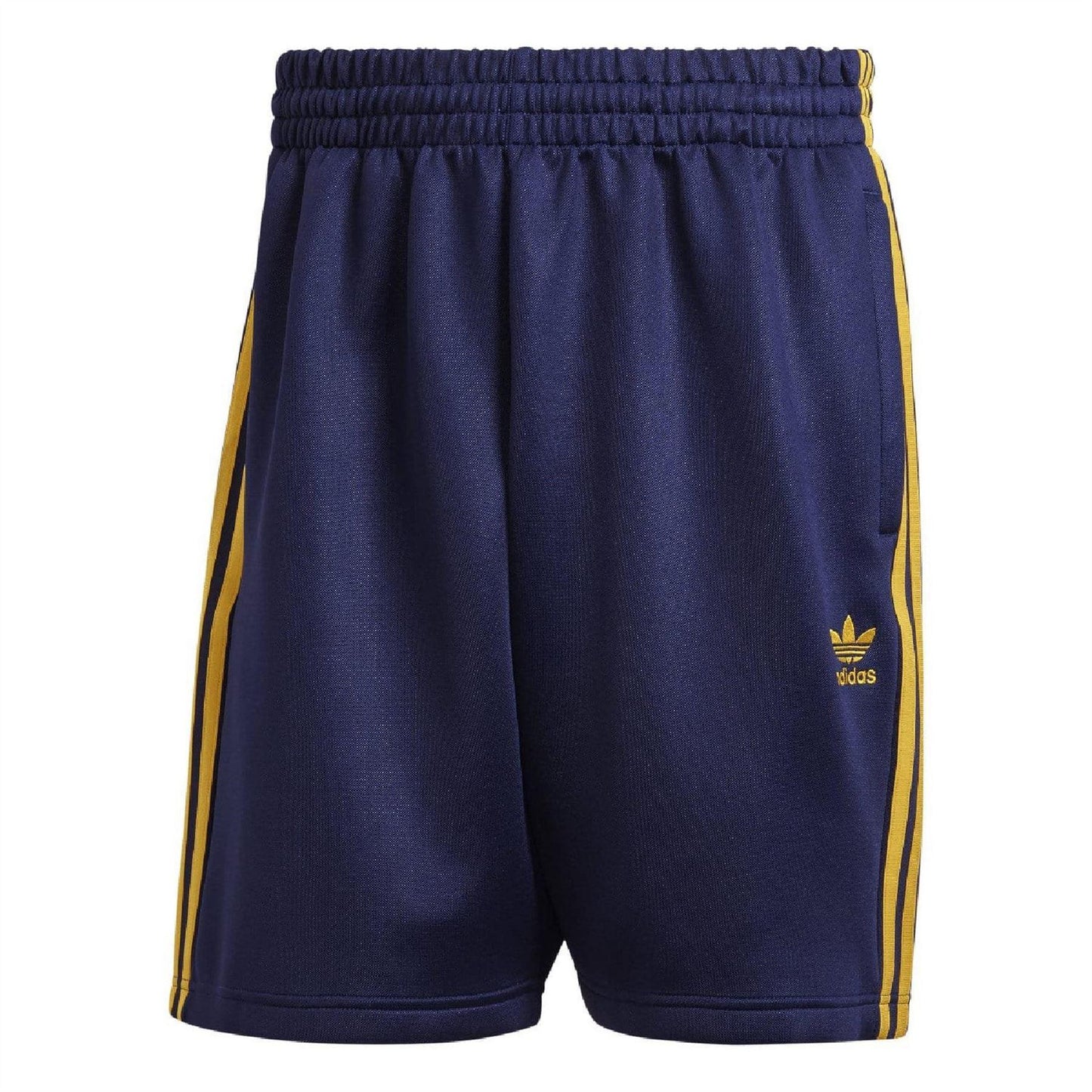 Dark Blue - Front - Adidas Mens Adicolor Classics 3 Stripes Shorts
