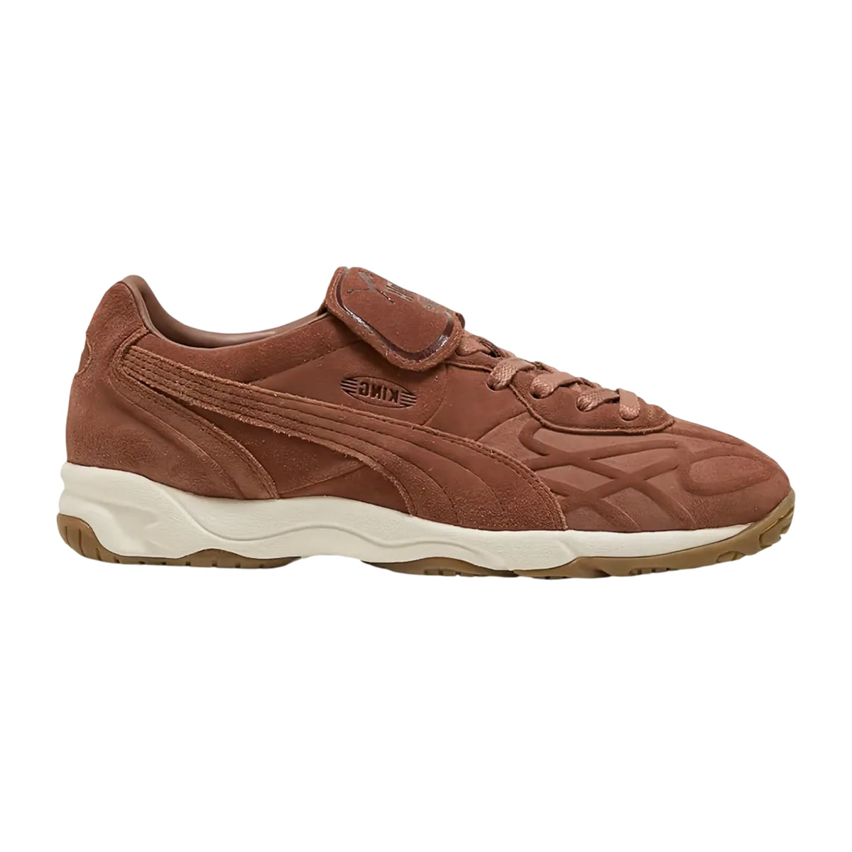 Mushroom - Side - Puma Unisex Adult King Suede Trainers