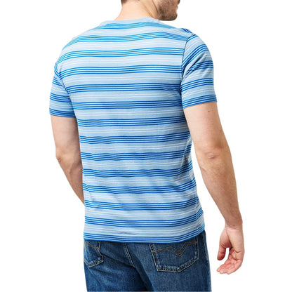 Classic Blue - Lifestyle - Original Penguin Mens Striped Crew Neck Regular T-Shirt