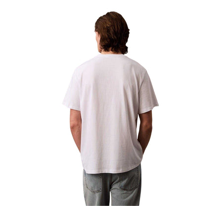 White - Back - Calvin Klein Mens Monogram T-Shirt