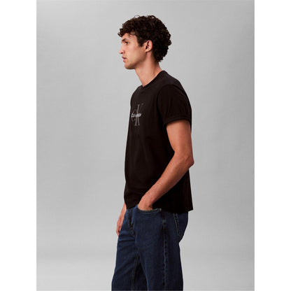 Black - Lifestyle - Calvin Klein Mens Monogram T-Shirt