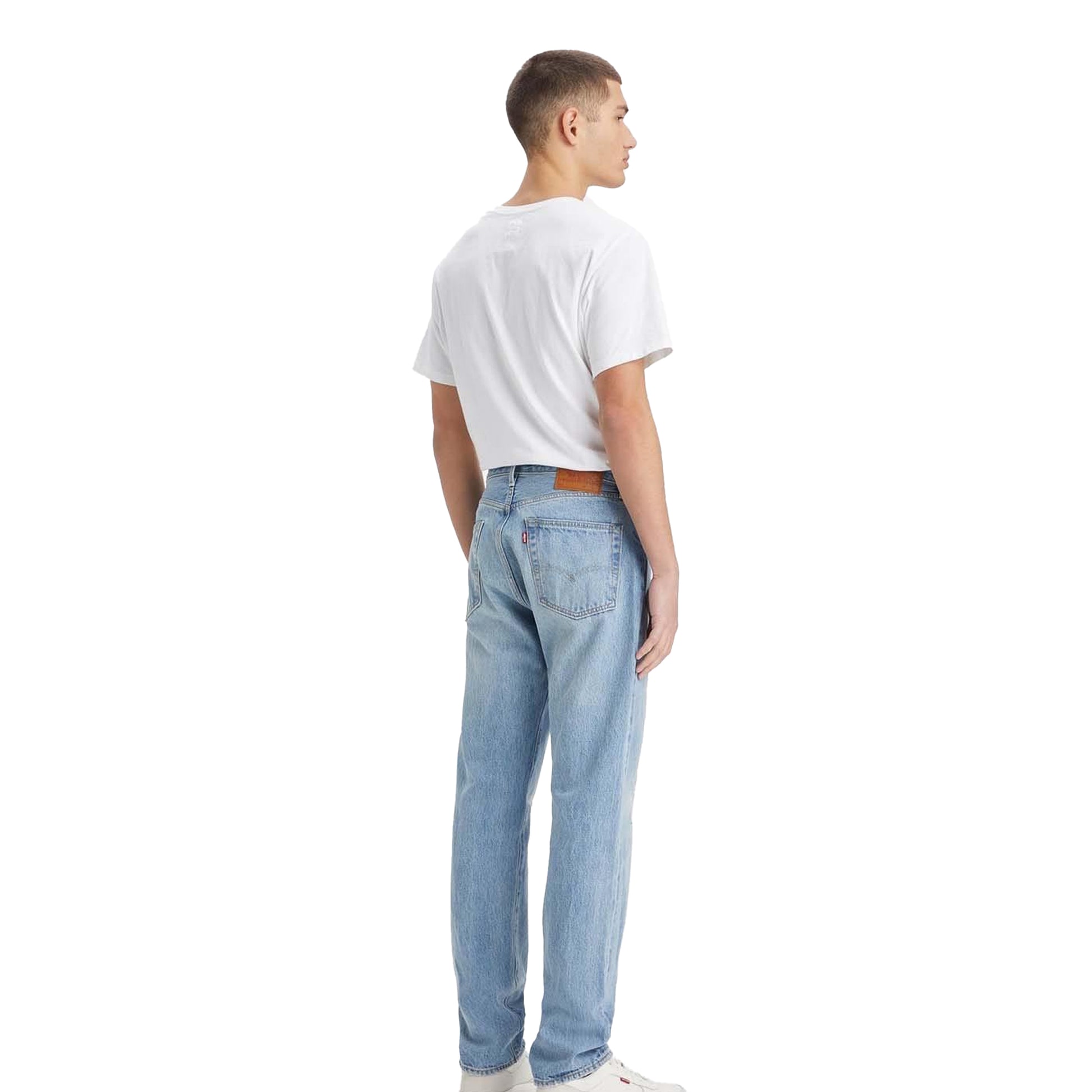 Light Blue - Back - Levis Mens 501 54 Jeans