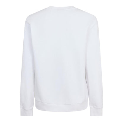 White - Back - Hugo Mens Drick 194 Logo Cotton Sweatshirt