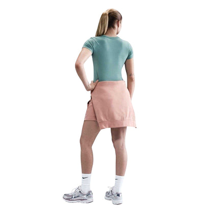 Cannon - Back - Nike Womens-Ladies Chill Swoosh Knitted Slim T-Shirt
