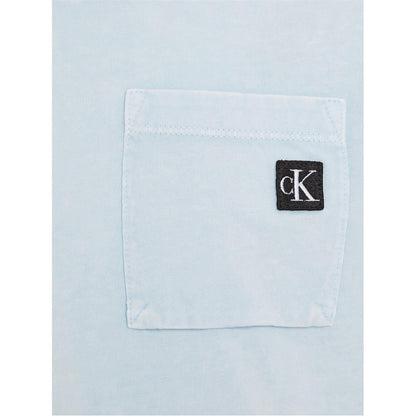 Blue - Lifestyle - Calvin Klein Boys Vintage Wash Chest Pocket T-Shirt