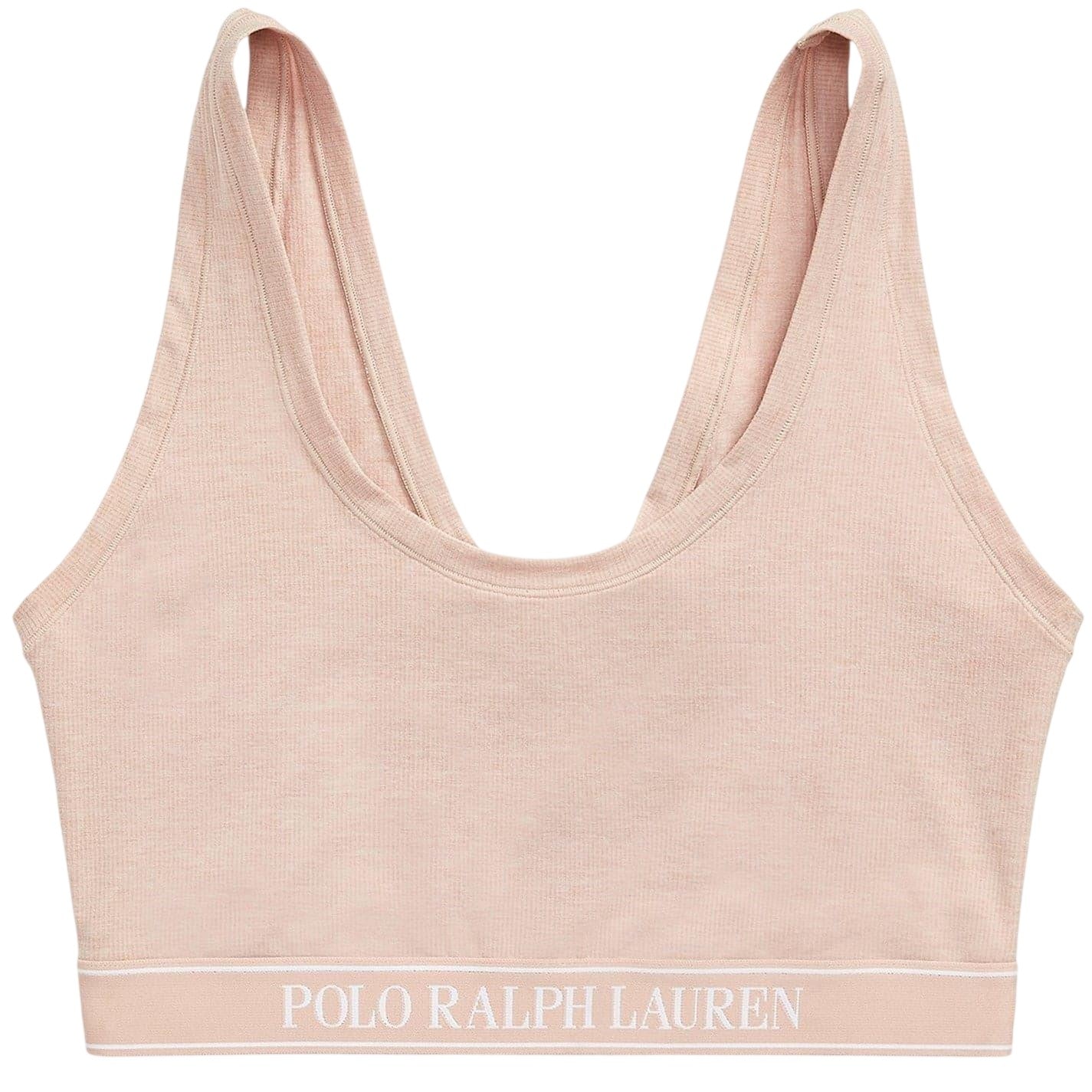 Clay - Front - Ralph Lauren Womens-Ladies Logo Tank Top