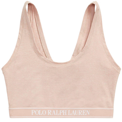 Clay - Front - Ralph Lauren Womens-Ladies Logo Tank Top