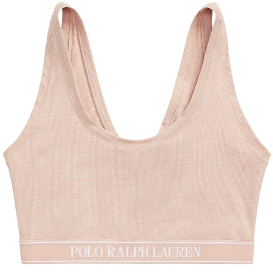 Clay - Front - Ralph Lauren Womens-Ladies Logo Tank Top