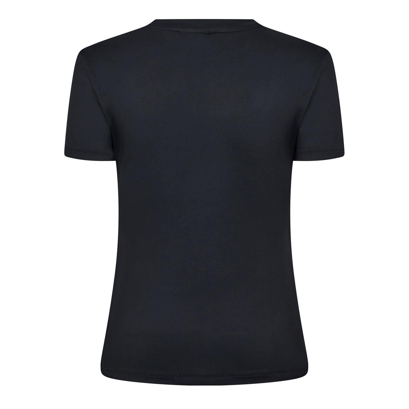 Black - Back - USA Pro Womens-Ladies Essential Slim T-Shirt