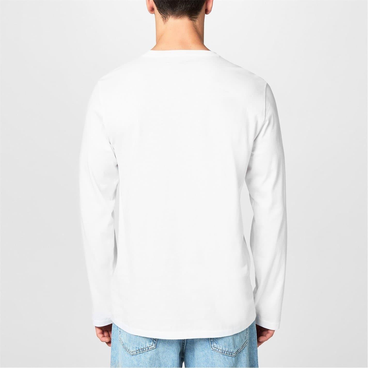 White-Navy - Side - Ralph Lauren Mens Cotton Lounge Top