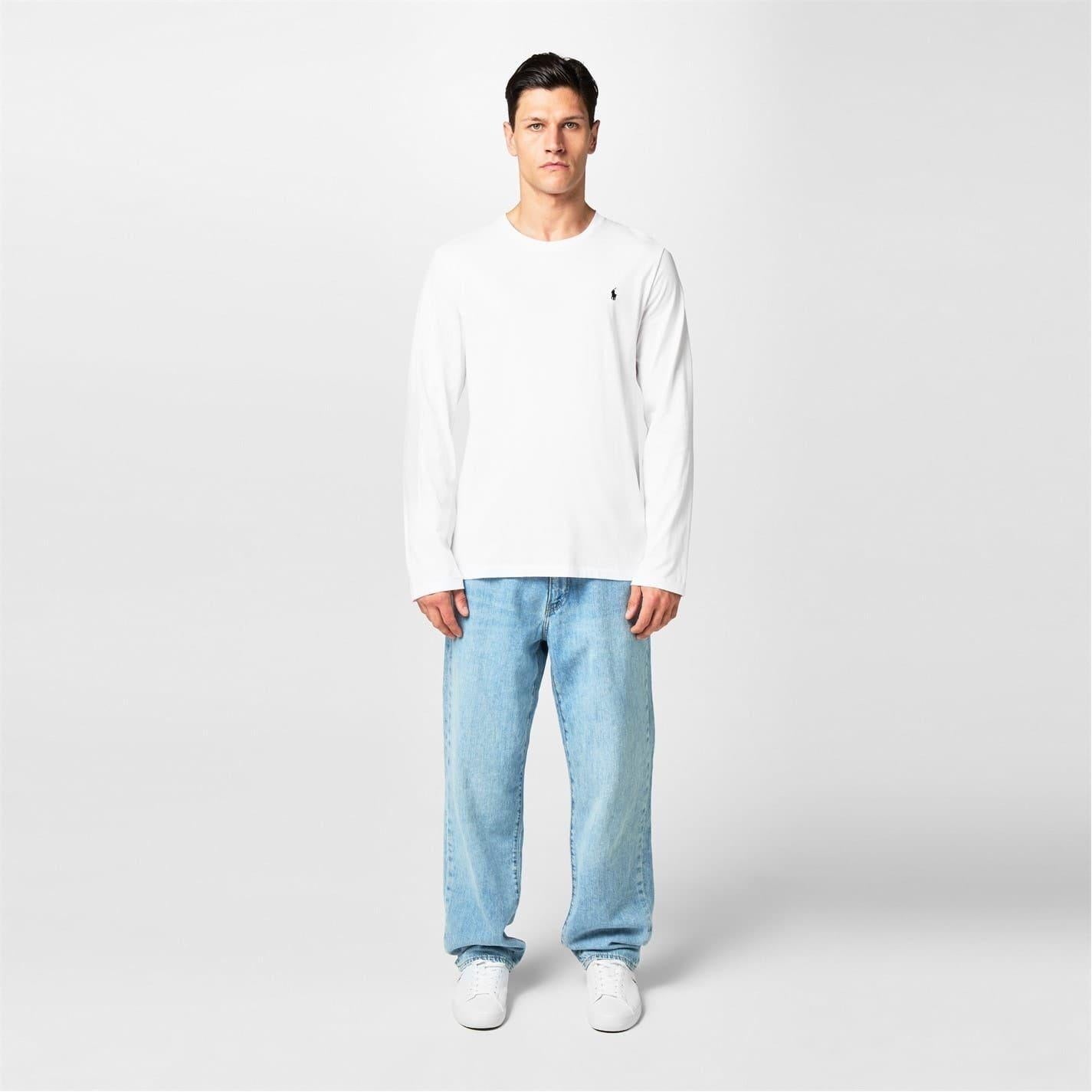 White-Navy - Lifestyle - Ralph Lauren Mens Cotton Lounge Top