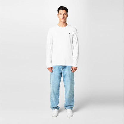 White-Navy - Lifestyle - Ralph Lauren Mens Cotton Lounge Top