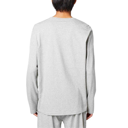 Heather Grey - Back - Ralph Lauren Mens Cotton Lounge Top