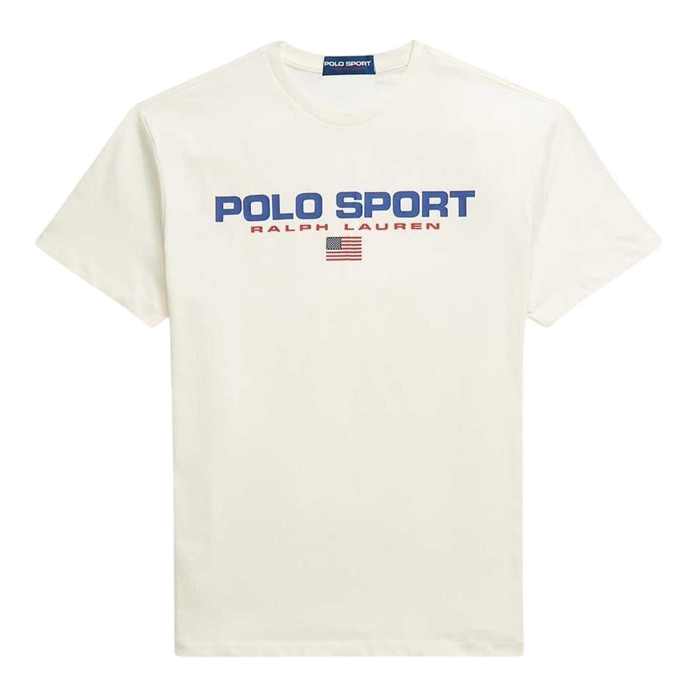 Cream - Front - Ralph Lauren Unisex Adult Cotton T-Shirt