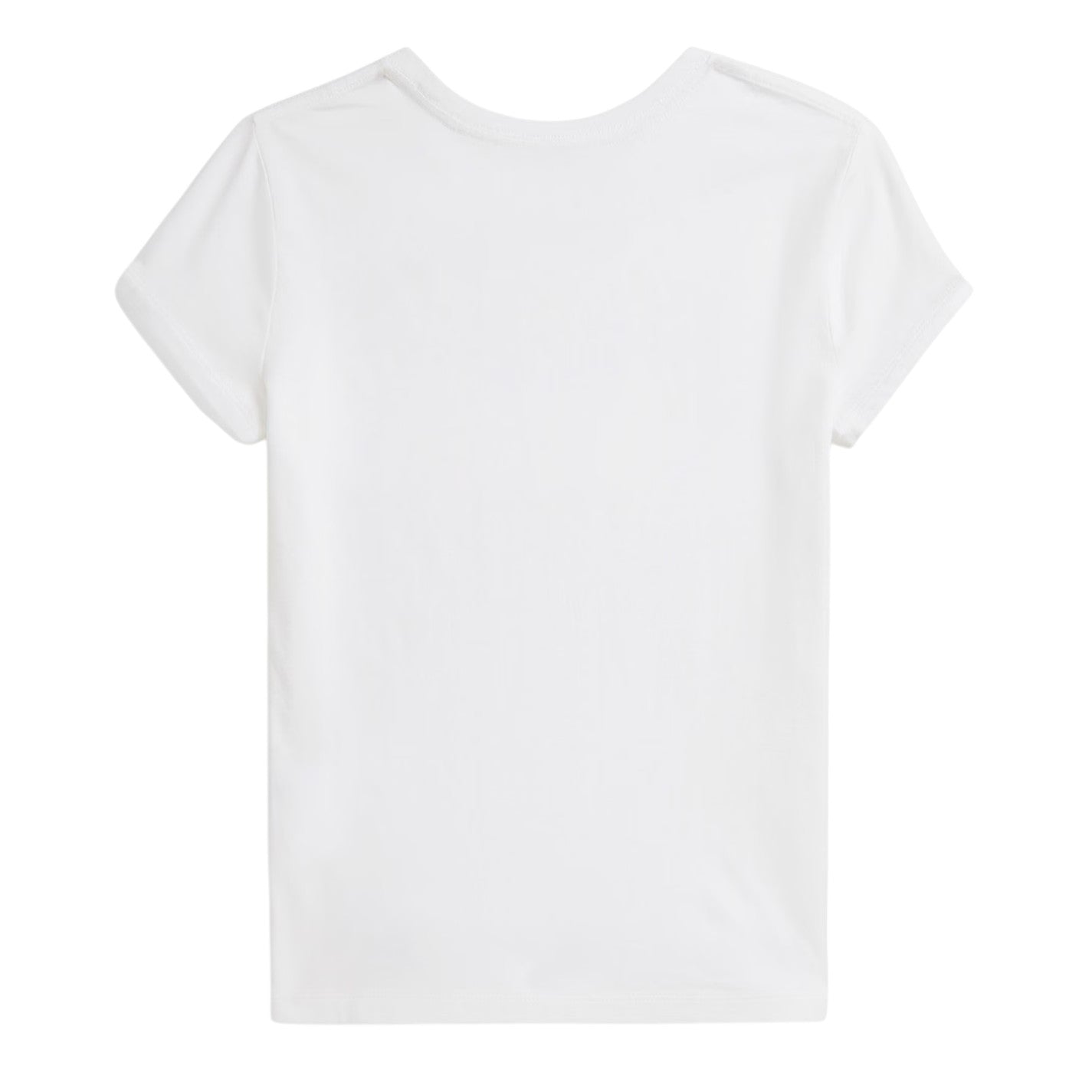 White - Back - Ralph Lauren Childrens-Kids Argyle Logo T-Shirt