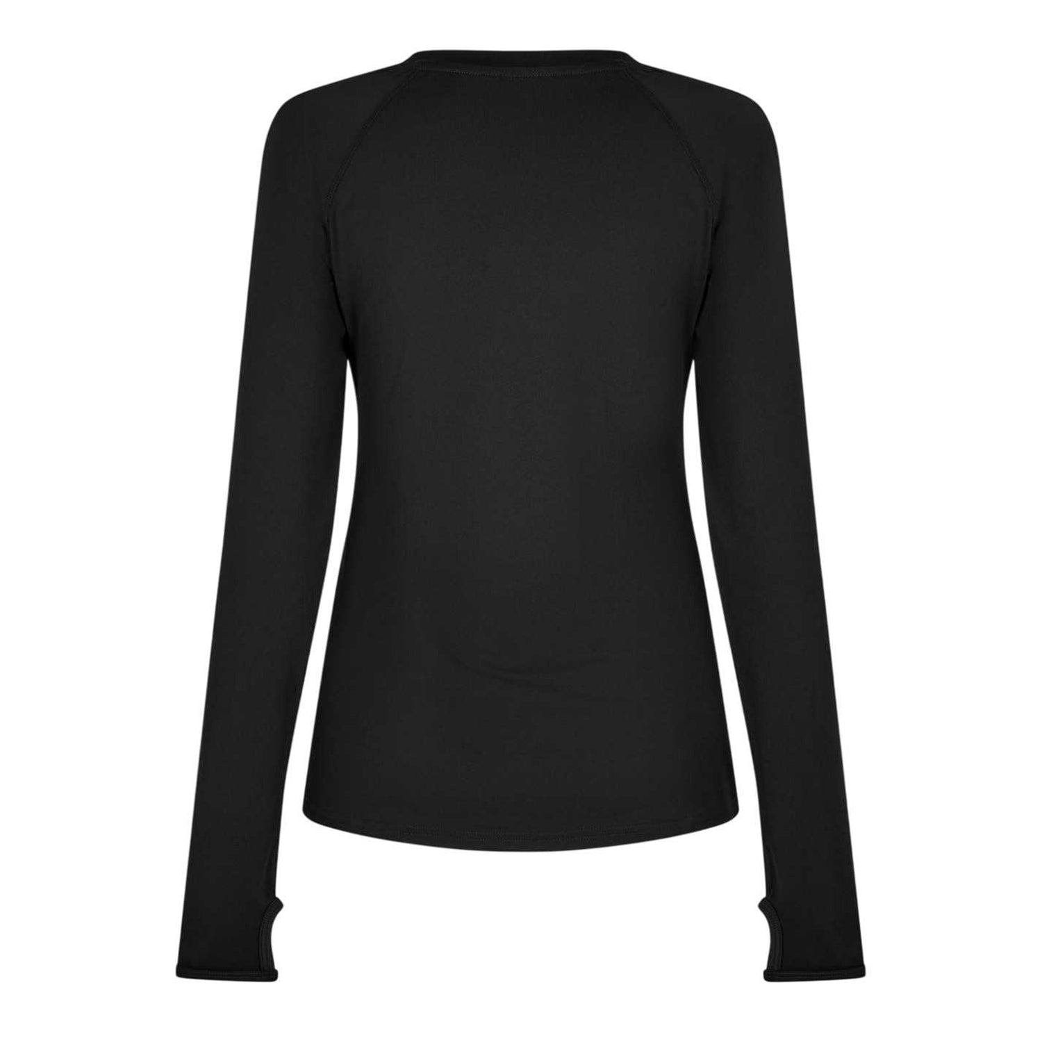 Black - Back - USA Pro Womens-Ladies Long-Sleeved Top