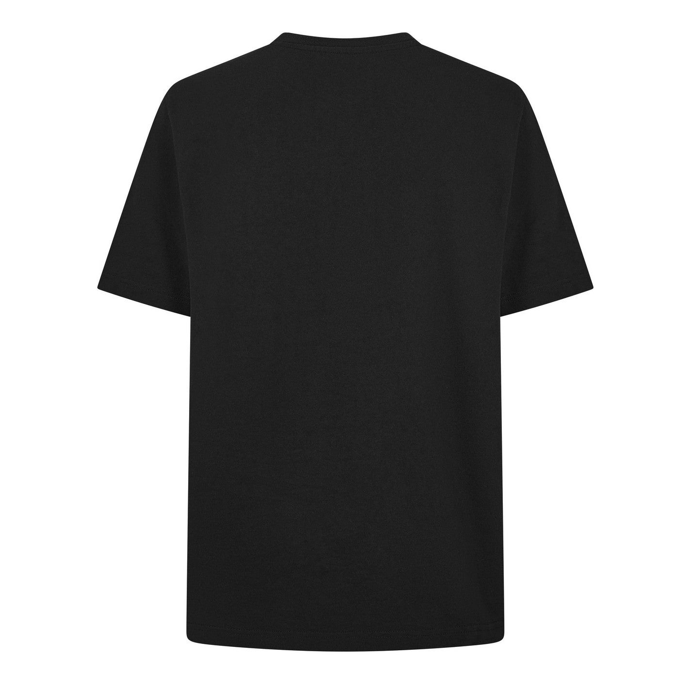 Black - Back - Maison Kitsuné Mens Fox Cotton Party T-Shirt