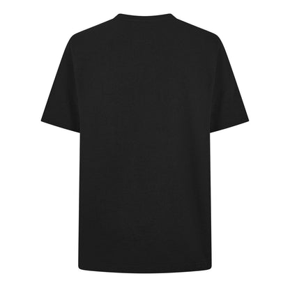 Black - Back - Maison Kitsuné Mens Fox Cotton Party T-Shirt