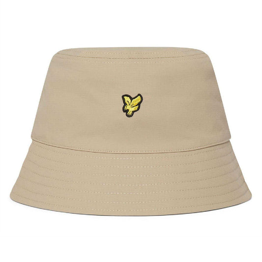 Beige - Front - Lyle & Scott Unisex Adult Reversible Bucket Hat