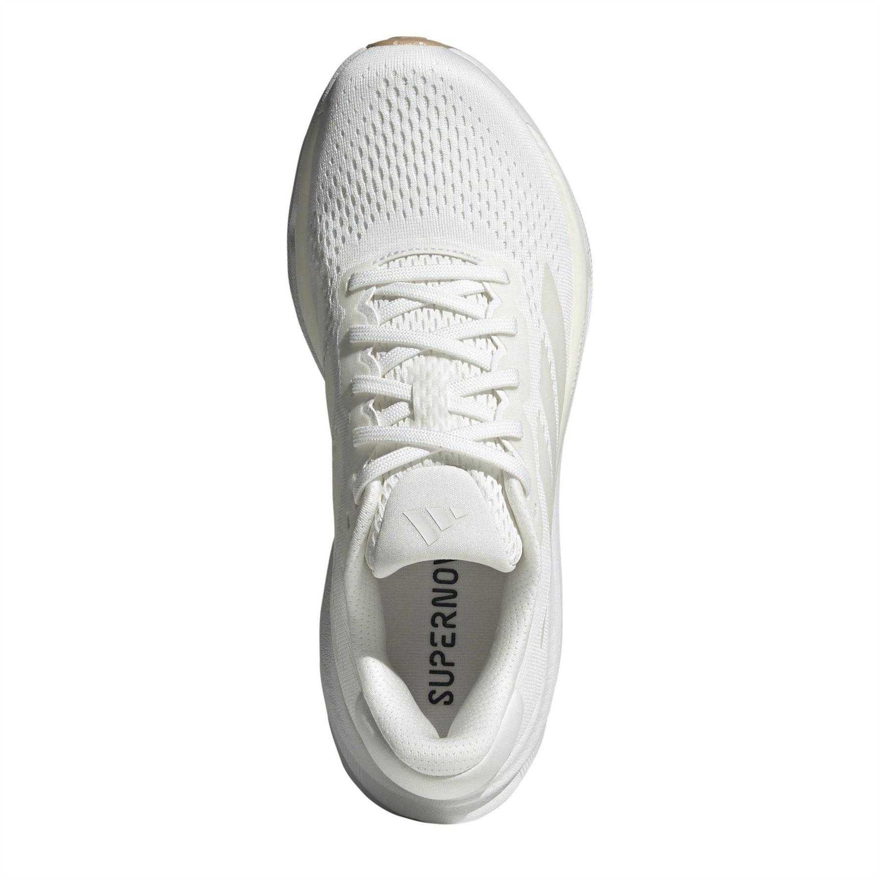 White - Pack Shot - Adidas Womens-Ladies Supernova Stride 2.0 Trainers