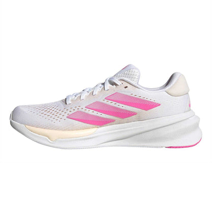 White-Pink - Side - Adidas Womens-Ladies Supernova Stride 2.0 Trainers