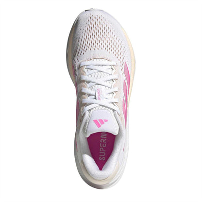 White-Pink - Pack Shot - Adidas Womens-Ladies Supernova Stride 2.0 Trainers