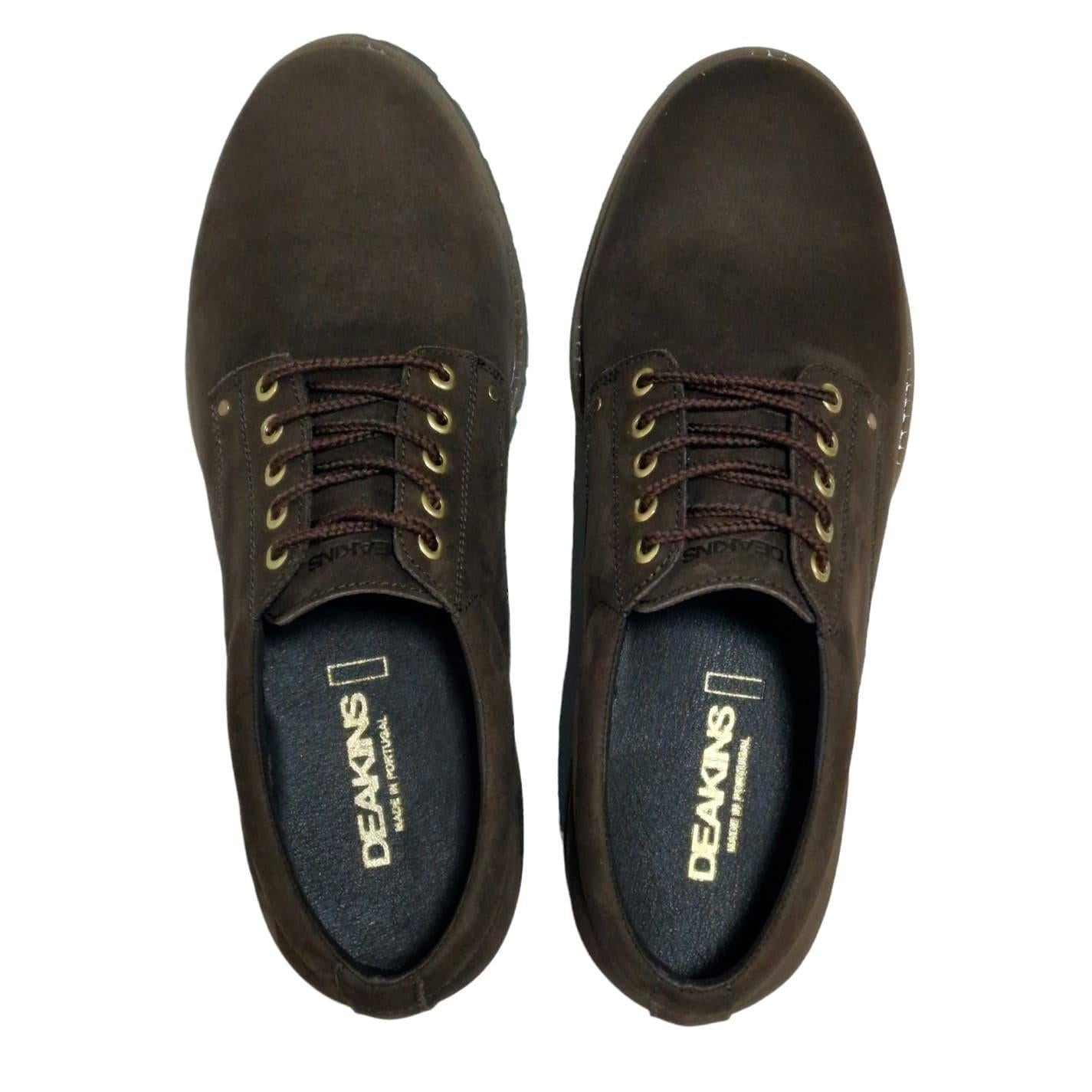 Brown - Lifestyle - Nicholas Deakins Mens Suede Oxford Shoes