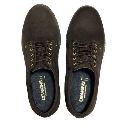 Brown - Lifestyle - Nicholas Deakins Mens Suede Oxford Shoes