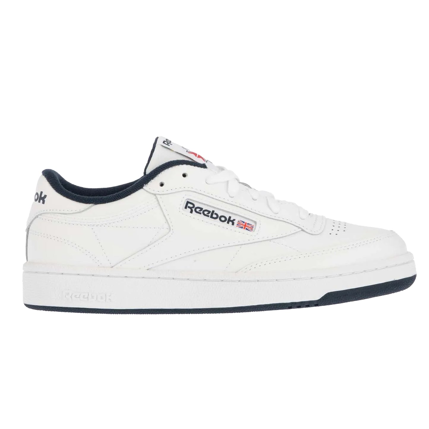 White - Side - Reebok Unisex Adults Club C 85 Leather Trainers