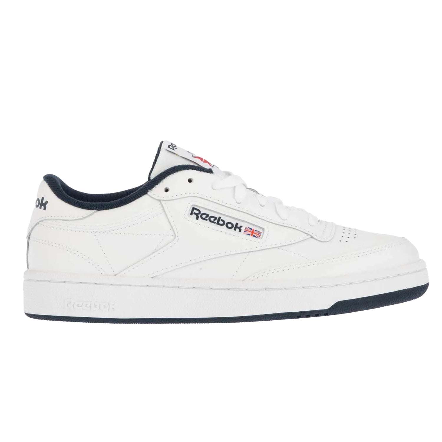 White - Side - Reebok Unisex Adults Club C 85 Leather Trainers