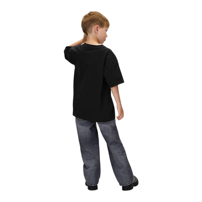 Black - Back - Calvin Klein Childrens-Kids Logo T-Shirt