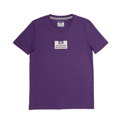 Purple - Front - Weekend Offender Womens-Ladies The Heights Cotton T-Shirt