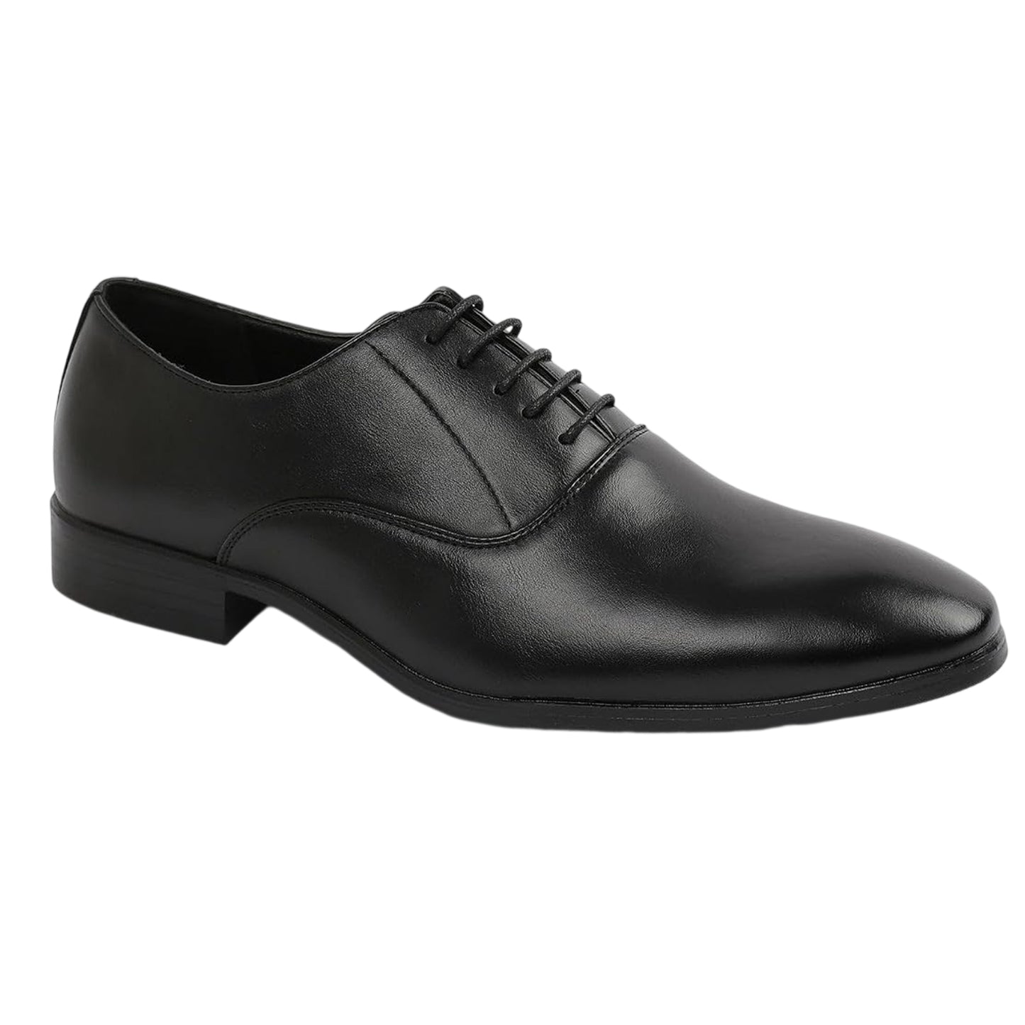 Black Patent - Front - Where´s That From Mens Patent Leather Low Heel Oxford Shoes
