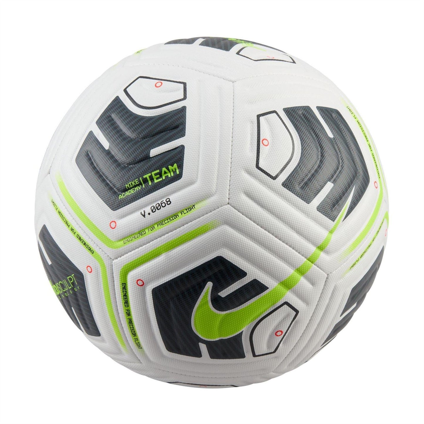 White-Black-Green - Front - Nike Academy Training Football