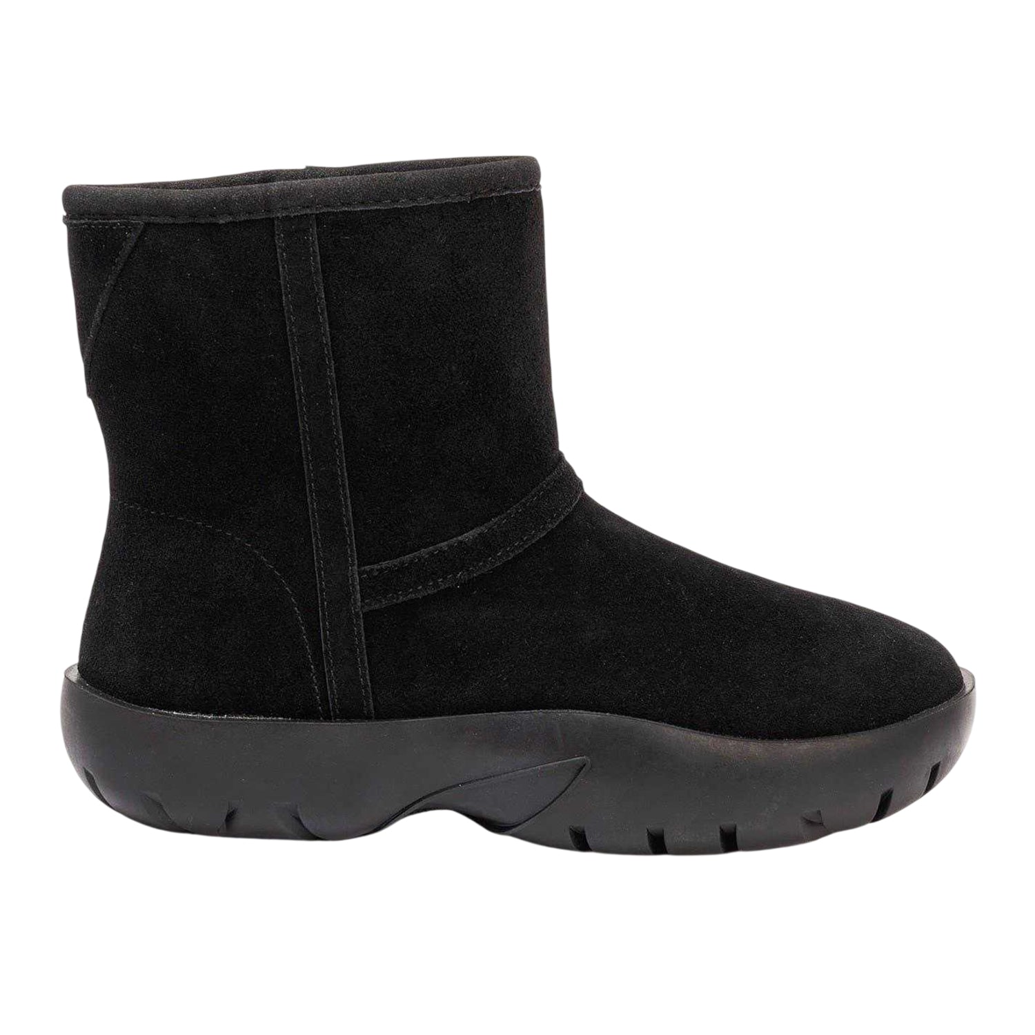 Black - Lifestyle - Golddigga Womens-Ladies Suede Snug Fit Ankle Boots