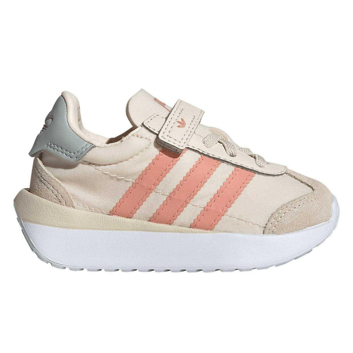 Wonder White - Lifestyle - Adidas Childrens-Kids Country XLG Leather Platform Trainers