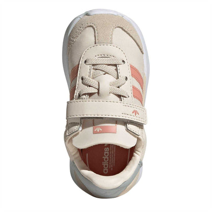 Wonder White - Pack Shot - Adidas Childrens-Kids Country XLG Leather Platform Trainers