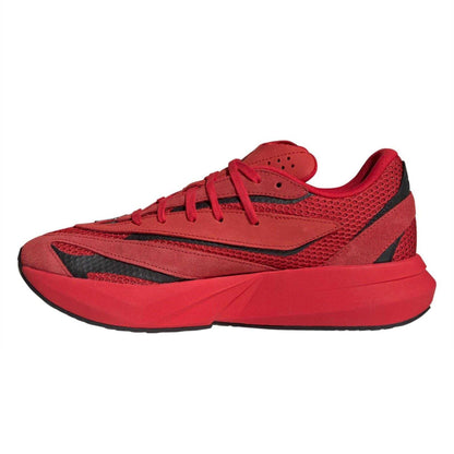 Better Scarlet - Side - Adidas Mens Logo Suede Trainers