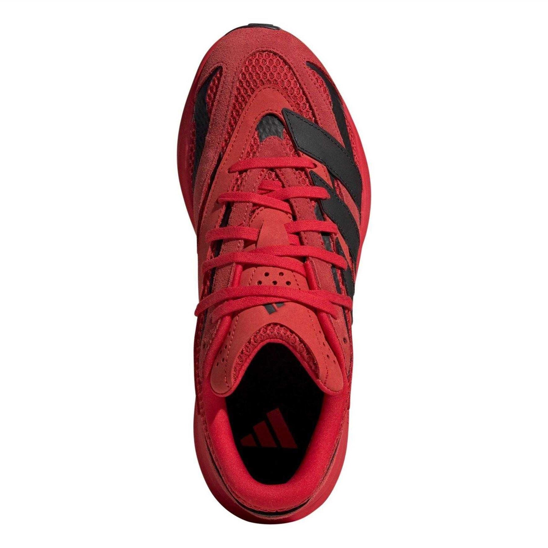 Better Scarlet - Pack Shot - Adidas Mens Logo Suede Trainers
