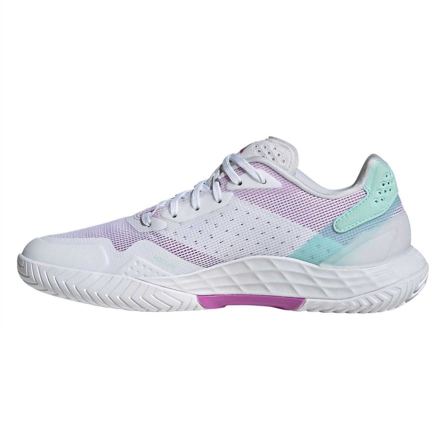 White - Side - Adidas Womens-Ladies Speed 2 Tennis Shoes