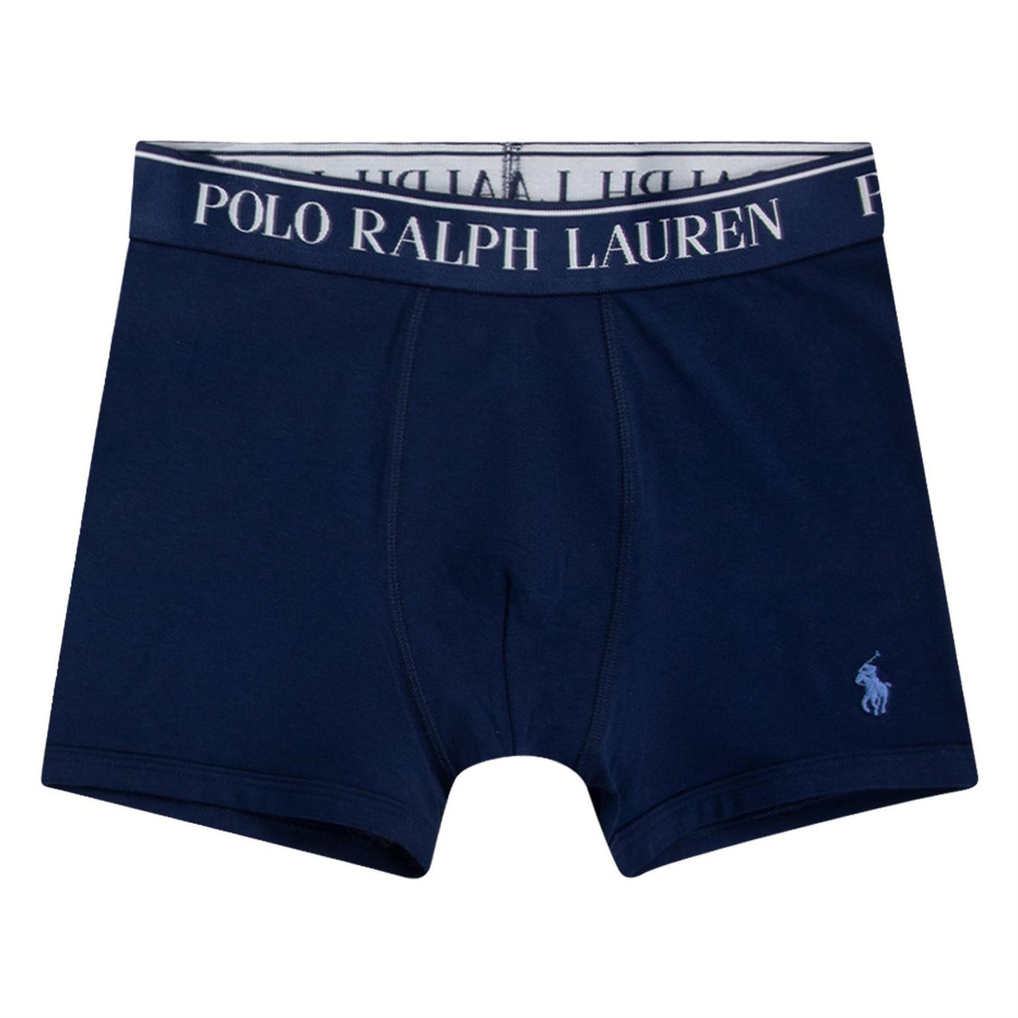 Blue - Back - Ralph Lauren Boys Boxer Briefs (Pack of 3)