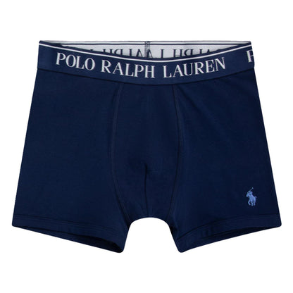 Blue - Back - Ralph Lauren Boys Boxer Briefs (Pack of 3)